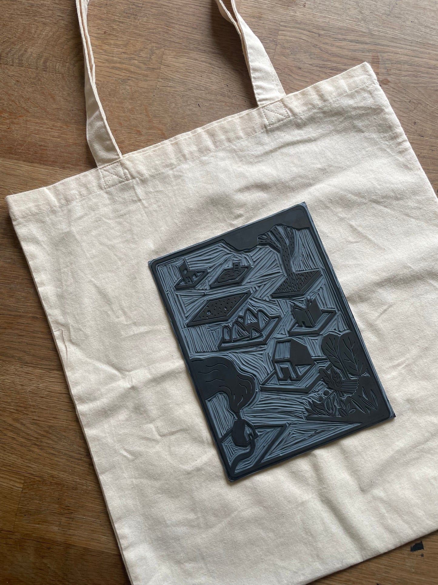 Custom Linocut Stamp (Linoleum)