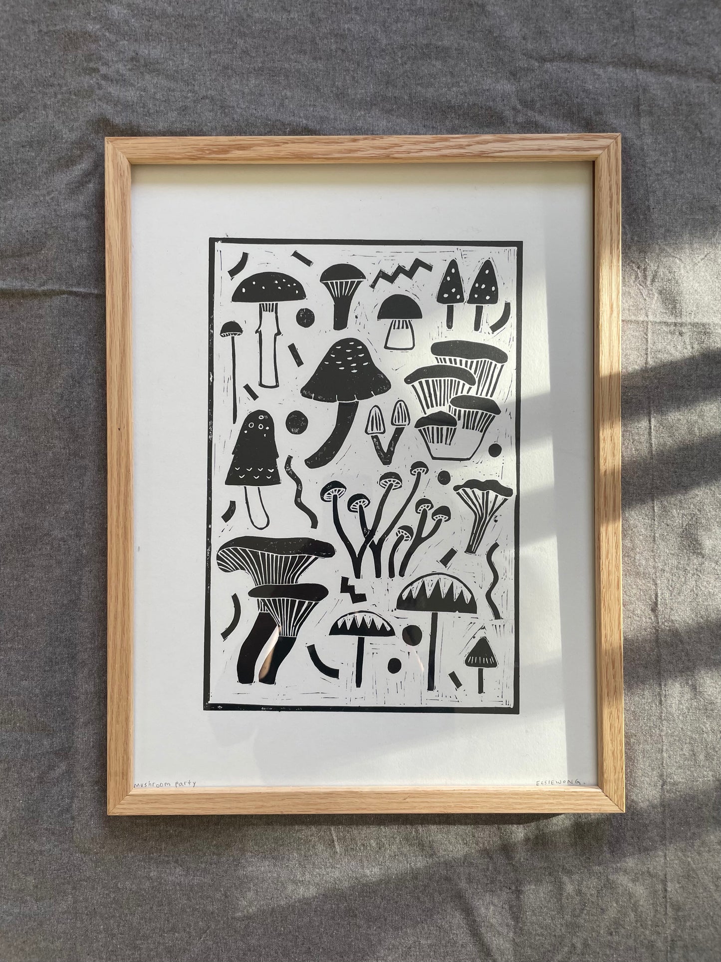 Commission Linocut Print A4/ A3