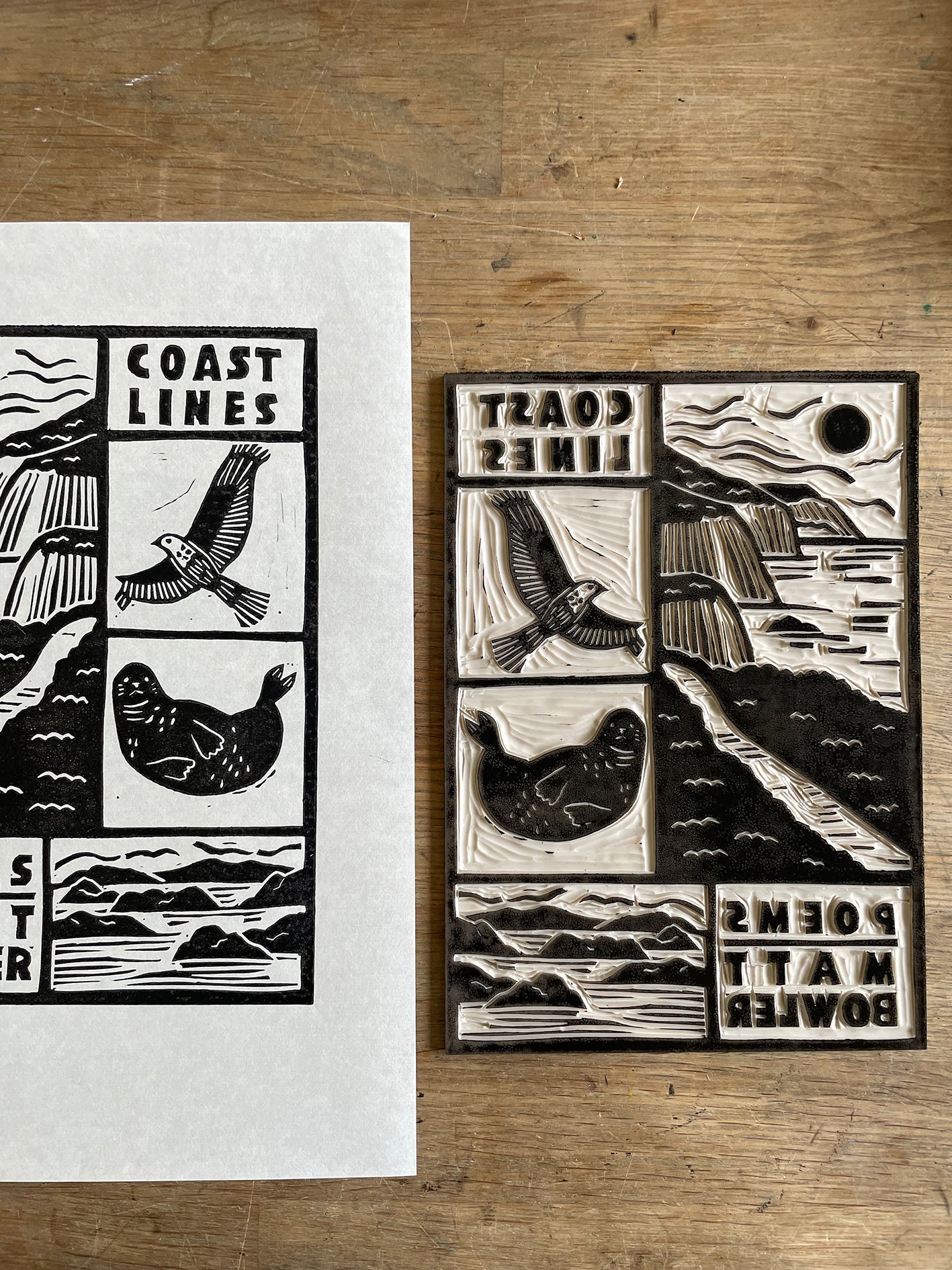 Custom Linoleum for printing
