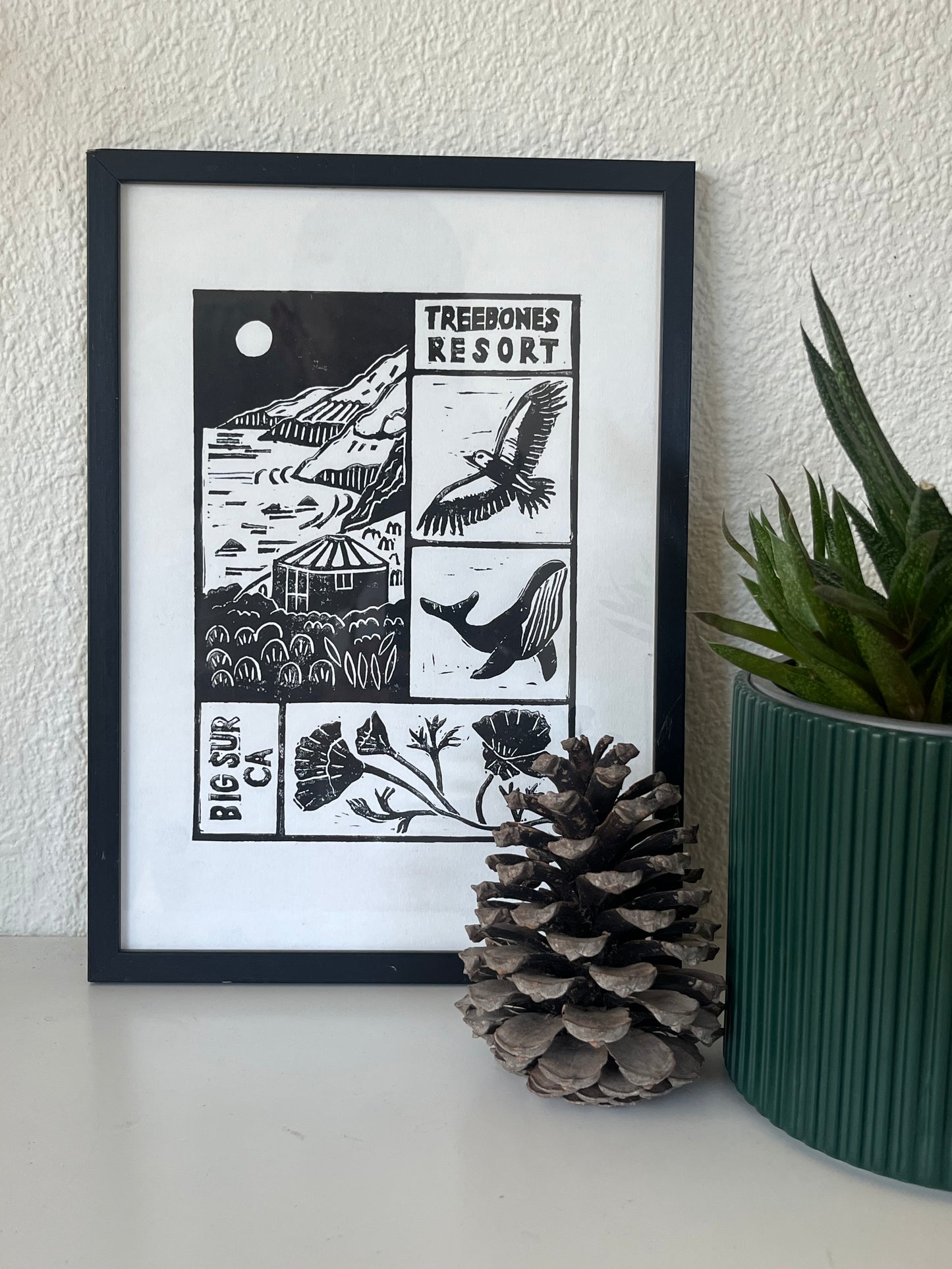 Commission Linocut Print A4/ A3