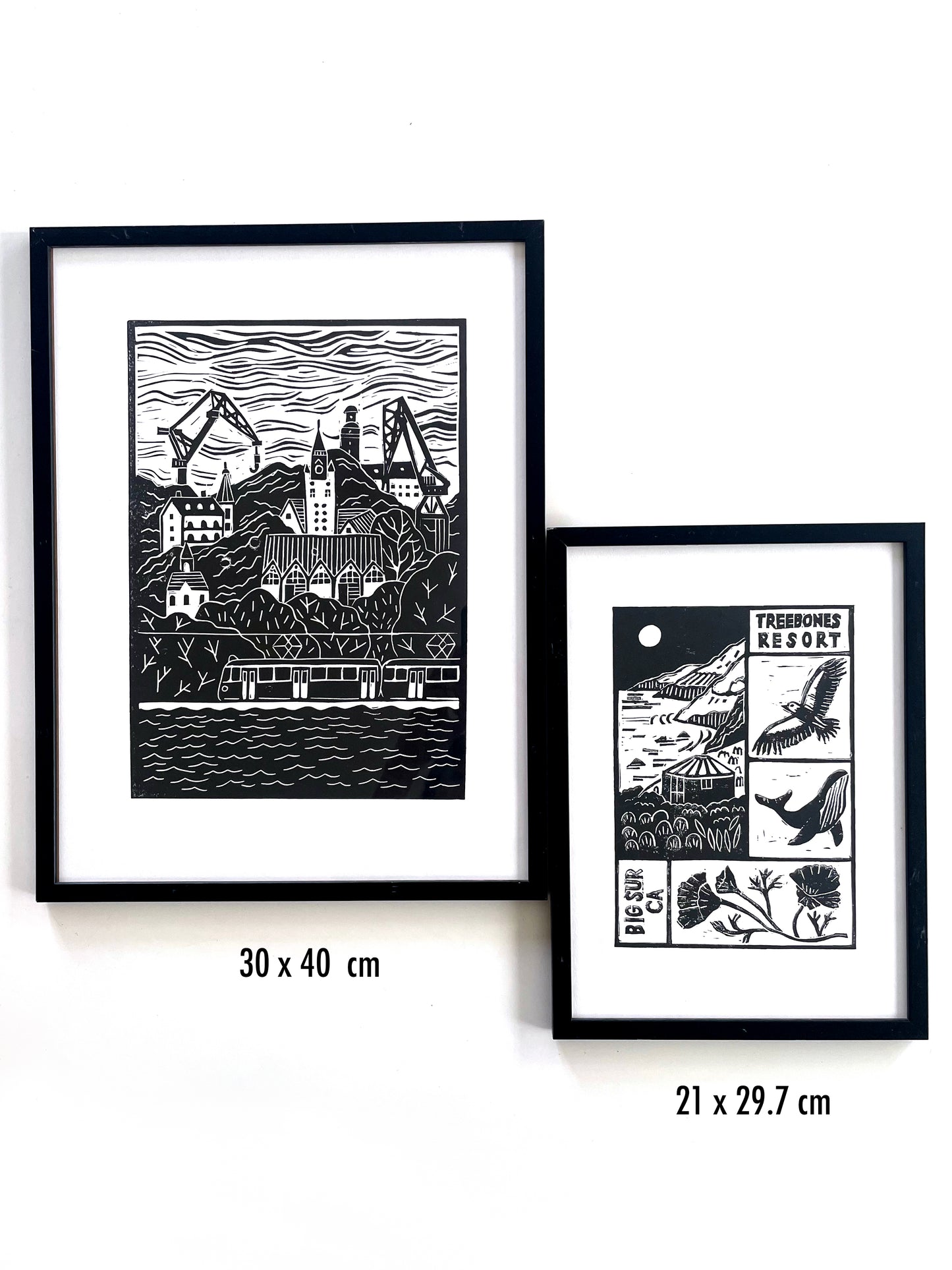 Commission Linocut Print A4/ A3