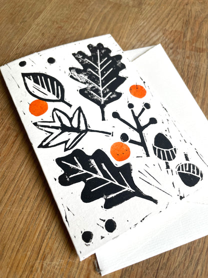 Seasonal Greetings Cards - Foliage ( Set of 4 )
