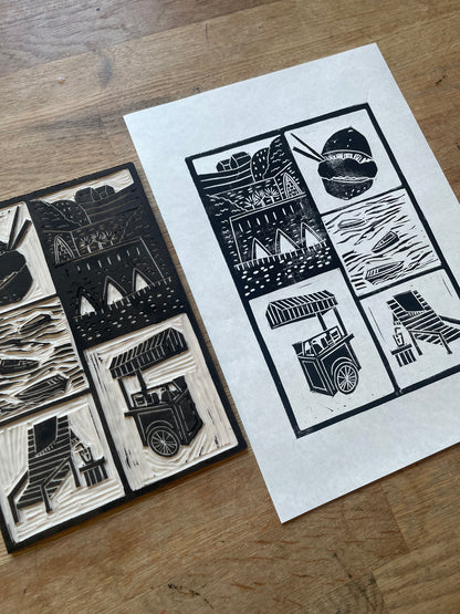  Custom Linoleum for printing