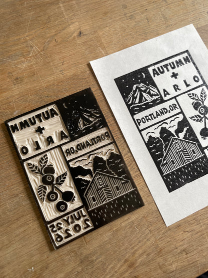  Custom Linoleum for printing