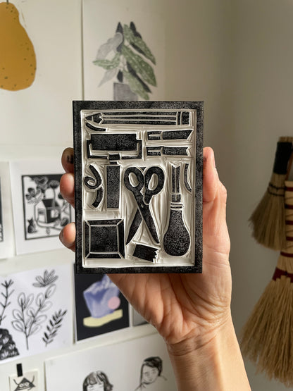 Linoprint Workshop | Kronhuset 19 Dec