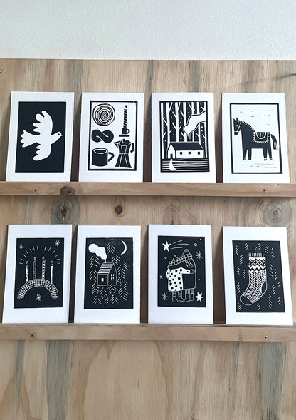 Festive Cards - Winter Warmer (Set of 4)